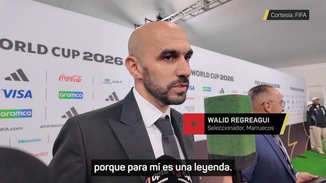 REGRAGUI: Va a ser una locura ver a MESSI en su último MUNDIAL | reacción MARRUECOS sorteo MUNDIAL 2026