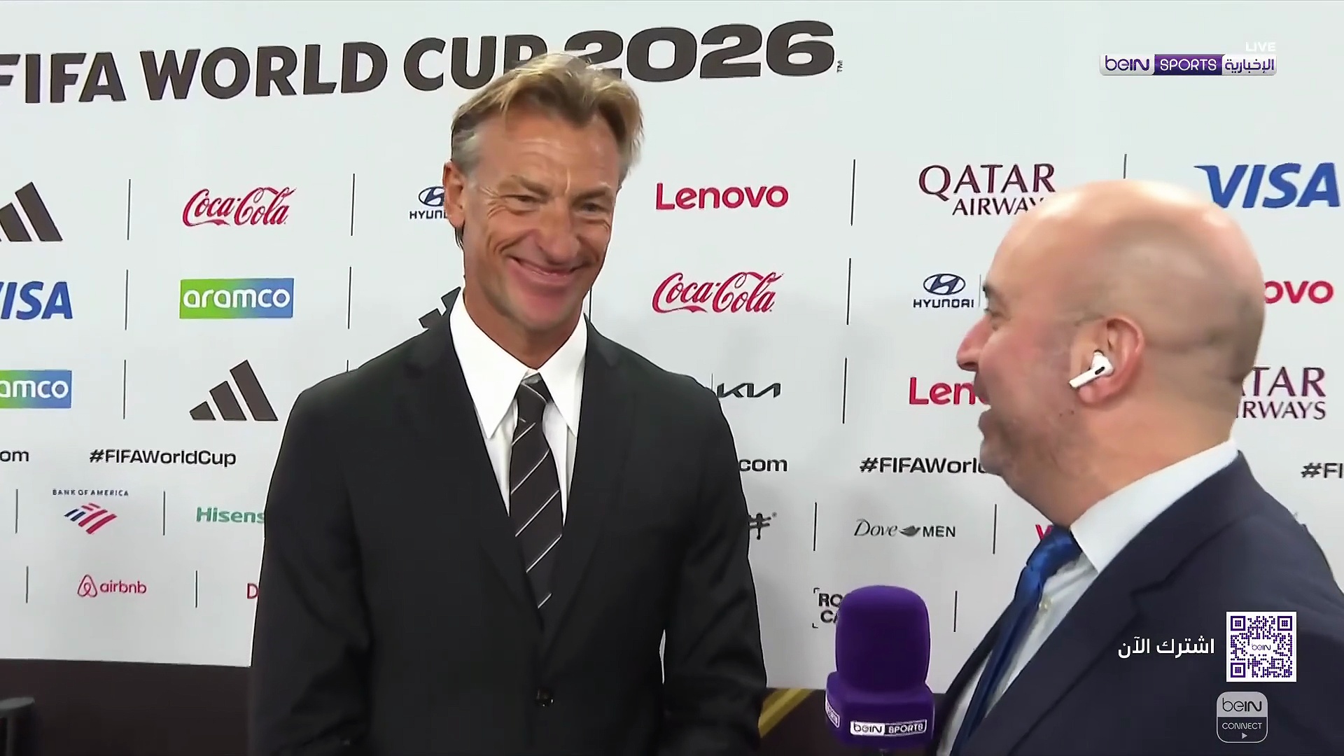 هيرفي رونار مدرب المنتخب السعودي: "هدفنا عبور دور المجموعات "