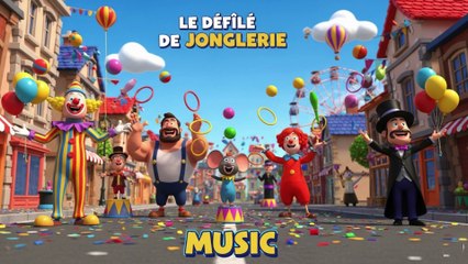 Le défilé de jonglerie – Musique instrumentale comique  Accordéon & tuba – Ambiance cirque (1)