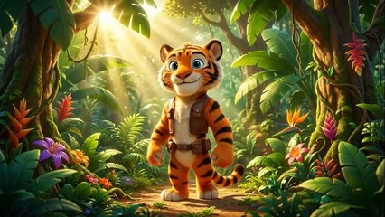 THE BRAVE LITTLE TIGER | Full 3D Pixar-Style Adventure Movie (3 Minutes)