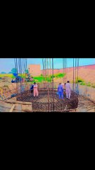 Look the Steel How to Fix In Circle For Over head Water Tank Foundation