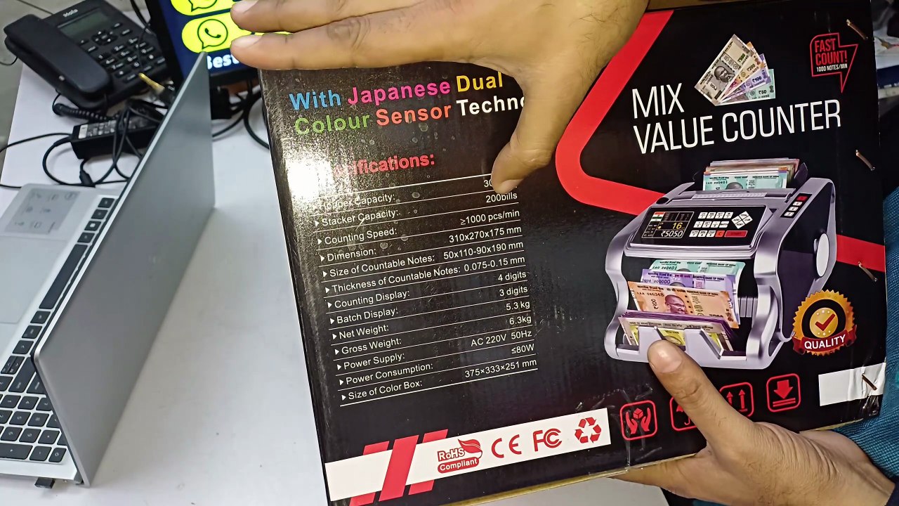 Top Currency Counting Machine Dealers for Kerala | Buy Best Mix Note Counting Machine with Fake Note Detector from Delhi