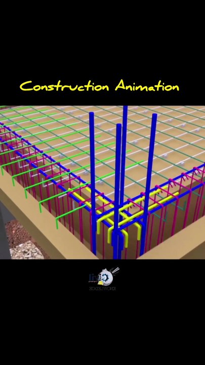 Steel Fixing & Making for Beam and Slab Tutorial in 3d view