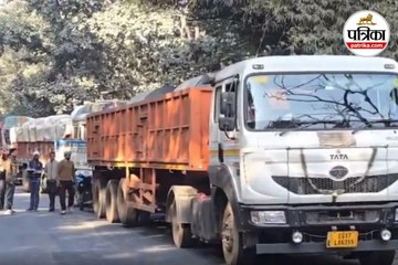 केशकाल घाट में लंबा जाम