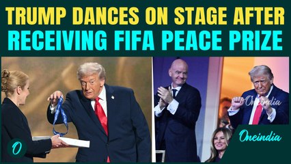 Trump DANCES on Stage After Receiving FIFA Peace Prize Trophy | Trump Bought Cheap Nobel?