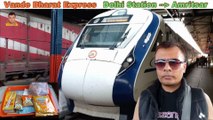 22487 Delhi to Amritsar Vande Bharat express Executive class Journey and food reivew | Train