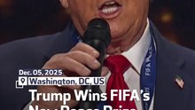 Trump Wins FIFA’s New Peace Prize