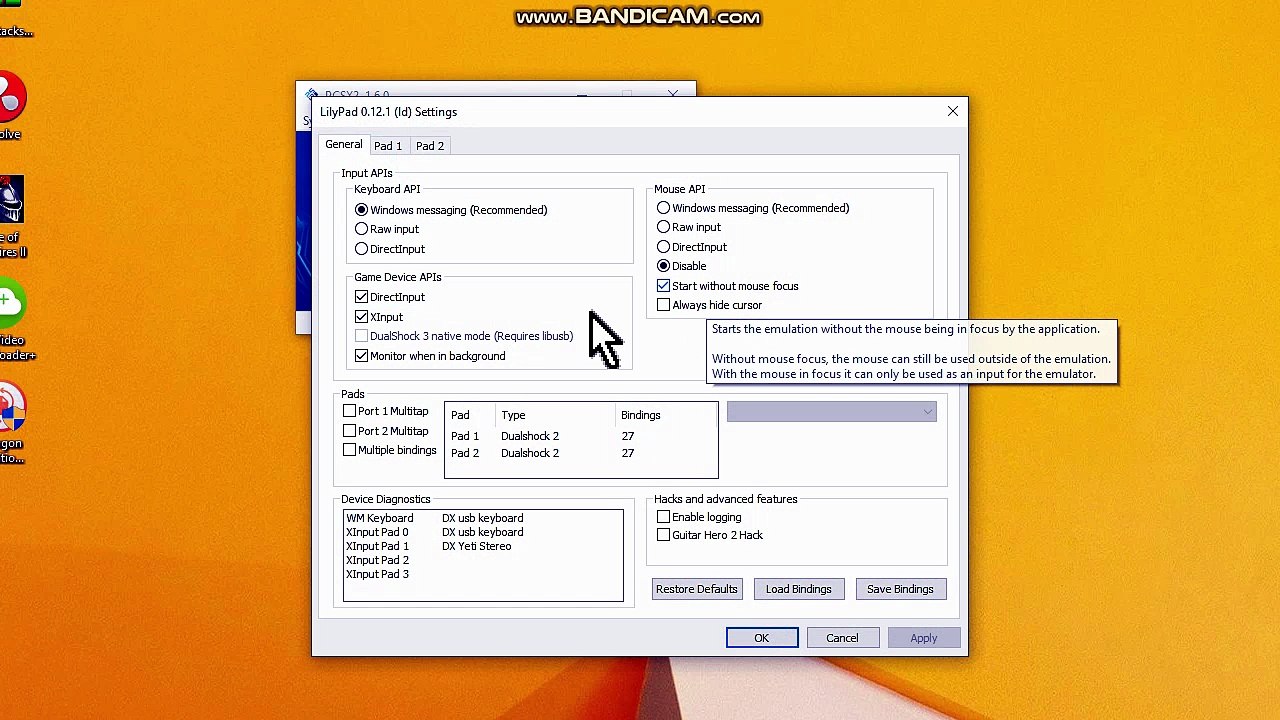 PCSX2 How to set up controller or keyboard