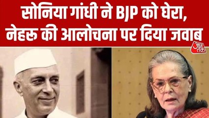 'नेहरू की छवि खराब करने की कोशिश...', सोनिया गांधी का BJP पर पलटवार