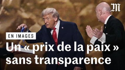 Donald Trump décoré sur scène de l’obscur « premier prix de la paix » de la FIFA