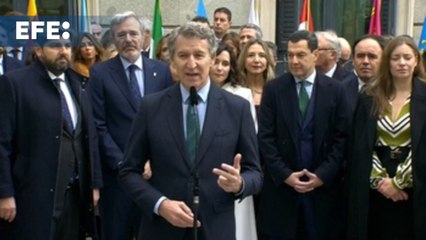 Feijóo acusa a Sánchez de presidir el Gobierno que más ha atacado a la Constitución