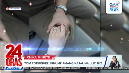Tom Rodriguez, kinumpirmang kasal na ulit siya | 24 Oras Weekend
