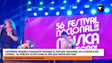 Catherine Vergnes conquistó Posadas el Festival Nacional de la Música del Litoral.mp4