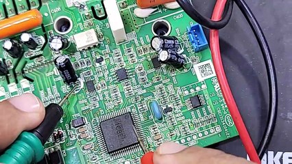 Haier DC inverter AC E7 error code inverter AC PCB Training institute