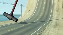 Realistic BeamNG Drive car crash physics. Watch in