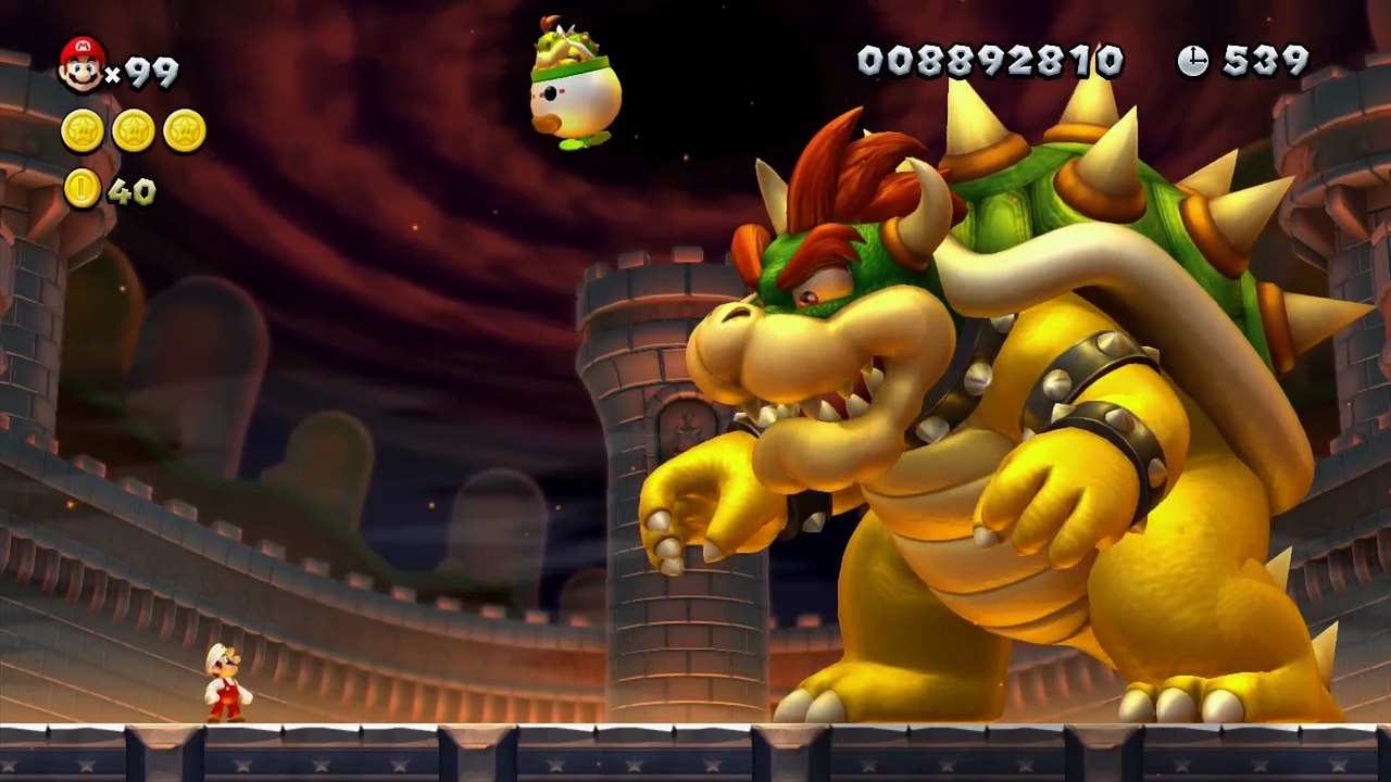 New Super Mario Bros. U Deluxe - Final Boss & Ending