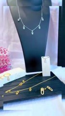 Trendy Dainty Initial  Necklace Earring Ring Sets Stackable For Women Girlfriend Wife Gift Pendientes Mujer Moda HXN013