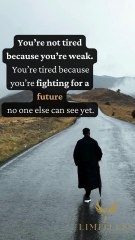 You’re Not Tired — You’re Evolving 💛 | Keep Going #motivationalvideo