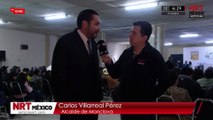 Carlos Villarreal en el Primer Informe de Gobierno de la alcaldesa Andrea Ovalle, en Sacramento