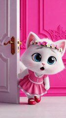 Rich White Cat Girl Becomes Villain at School😱 | Cat Story Short #cat  #catstory #aicartoon #shorts