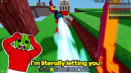 SPIN the WHEEL of OVERPOWERED WEAPONS in Roblox Bedwars
