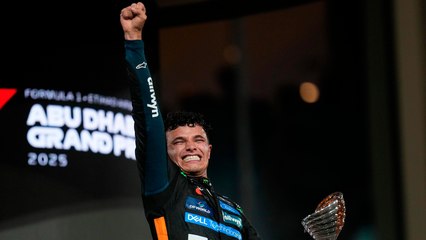 Lando Norris explota tras conseguir su primer campeonato del mundo de F1 tras el GP de Abu Dhabi