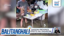 Ilang bahagi ng Quezon Province, binaha dahil sa epekto ng shearline | Balitanghali