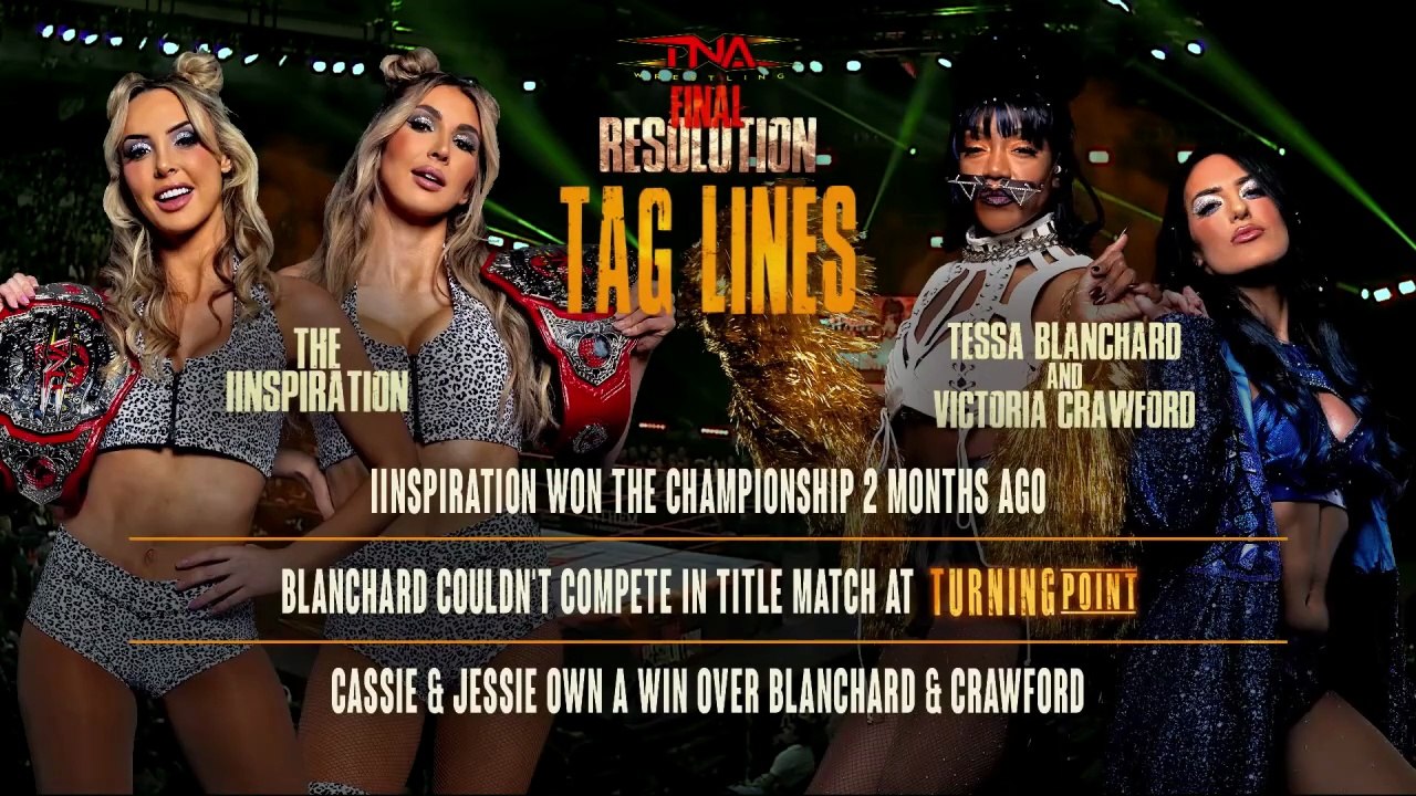 TNA Final Resolution _Dec 05, 2025 - The IInspiration Vs Tessa Blanchard &  Victoria Crawford _TNA Knockouts World Tag Team Championship Match