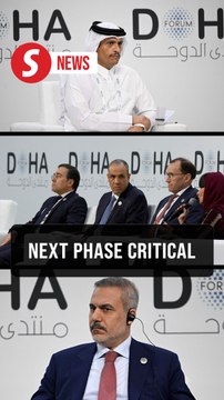 Gaza peace plan now at critical moment, ceasefire not complete, say three signees