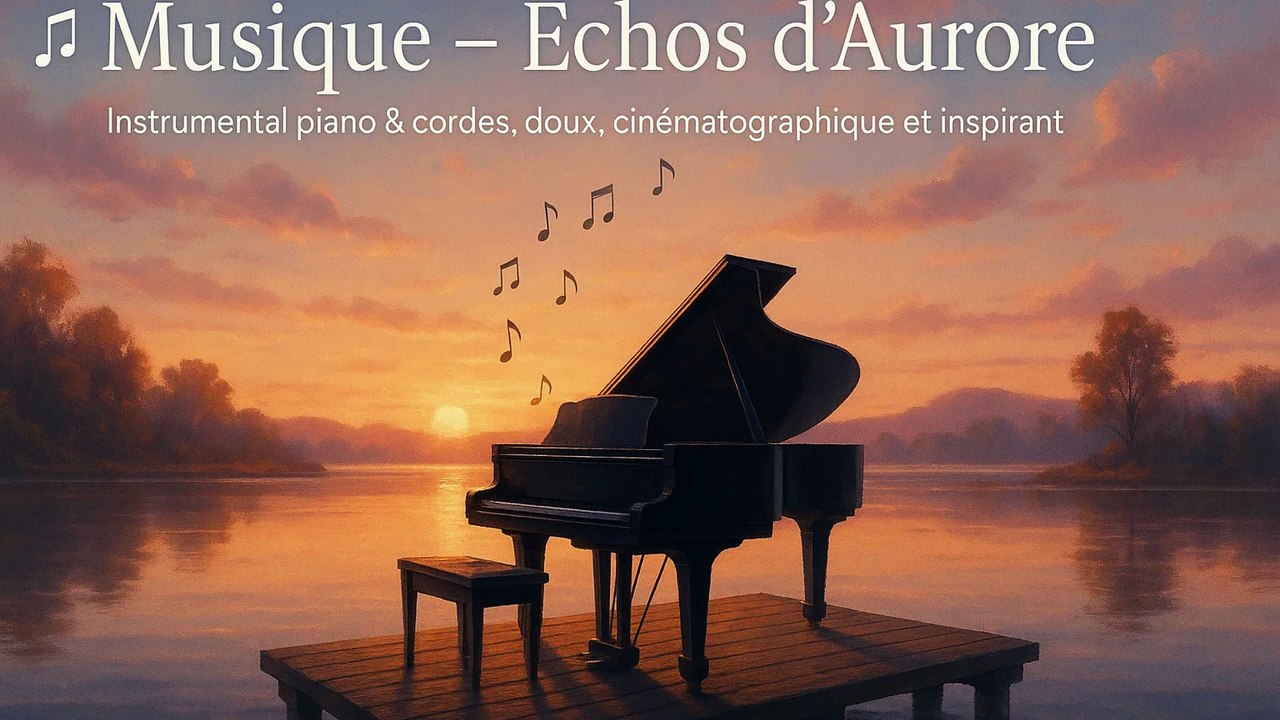 Échos d’Aurore – Musique Instrumentale Piano & Cordes | Ambiance Douce, Cinématographique, Inspirante & Émotionnelle
