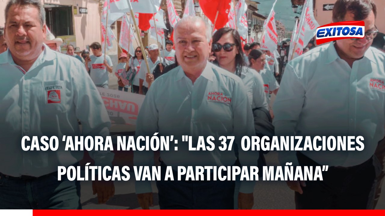 Rafael Arias sobre caso Ahora Nación: "Las 37 organizaciones políticas van a participar mañana, tenemos los materiales listos"