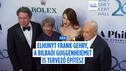 Elhunyt a bilbaói Guggenheim Múzeumot is tervező sztárépítész, Frank Gehry