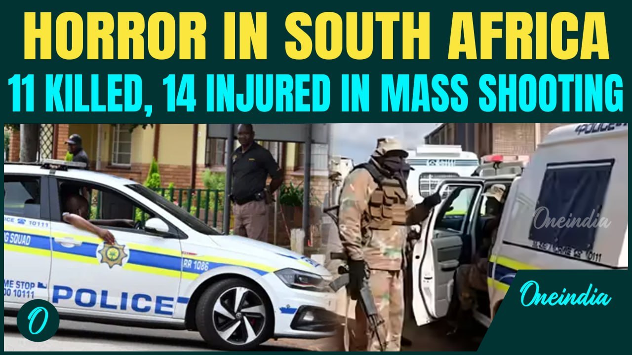 BREAKING: Mass Shooting in South Africa| 11 KILLED, Including 3 Children at SHOOTING at Pretoria Bar
