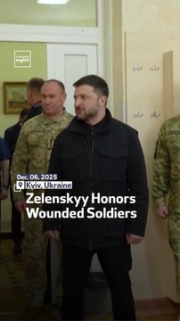 Zelenskyy Honors Wounded Soldiers