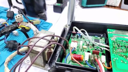 Haier Dc inverter ac E7 error code outdoor pcb Dc invert+er ac pcb training center Ustad Babar