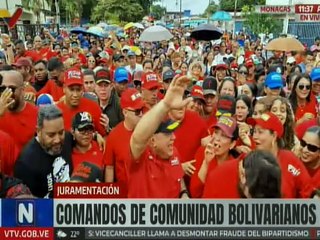Pueblo de Monagas marcha en la Juramentación de los Comandos de Comunidades Bolivarianos Integrales