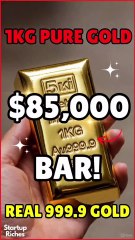 1KG Pure Gold Bar Unboxing – $85,000 Real 999.9 Gold in Hand! 💰✨