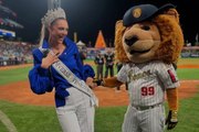Clara Vegas disfrutó del juego Leones del Caracas vs Navegantes del Magallanes