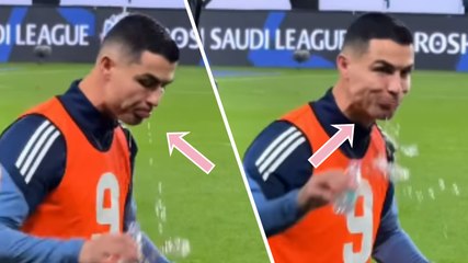 Perché Cristiano Ronaldo beve così? Dietro c'è un motivo preciso