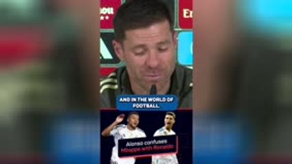Alonso confuses Mbappe with Ronaldo