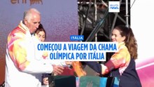 Jogos Olímpicos de inverno: começa a viagem da chama olímpica por Itália