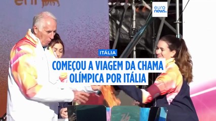 Jogos Olímpicos de inverno: começa a viagem da chama olímpica por Itália