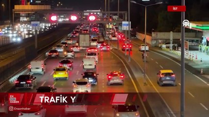 İstanbul'da akşam saatlerinde trafik yoğunluğu yüzde 72'ye çıktı
