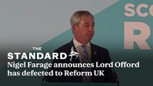 Nigel Farage announces Lord Offord has defected to Reform UK