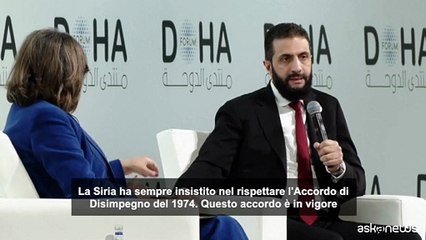 Siria: zona smilitarizzata nel sud ci mette in posizione pericolosa