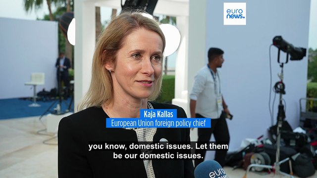 Kaja Kallas brushes off Trump's criticism of EU in interview with Euronews