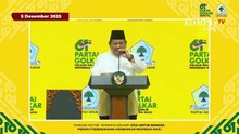 Prabowo Tutup Pidato di HUT Golkar Pakai Pantun: Selamat Ulang Tahun Almamater Saya