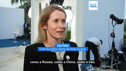 Kajas Kallas rejeita críticas de Trump à UE em entrevista à Euronews