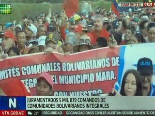 Zulia | Más de 5 mil Comandos de Comunidades Bolivarianos Integrales fueron juramentados