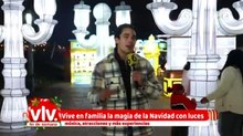 Emilio sale a visitar lugares navideños para pasear en familia